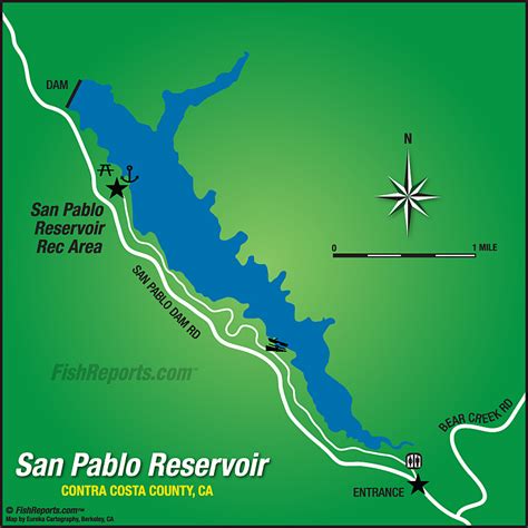 San Pablo Reservoir - Fish Reports & Map