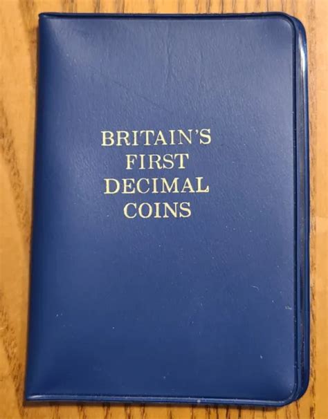 BRITAINS FIRST DECIMAL Coin Collectors Set in Folder 1971 England 5 Coins $20.00 - PicClick