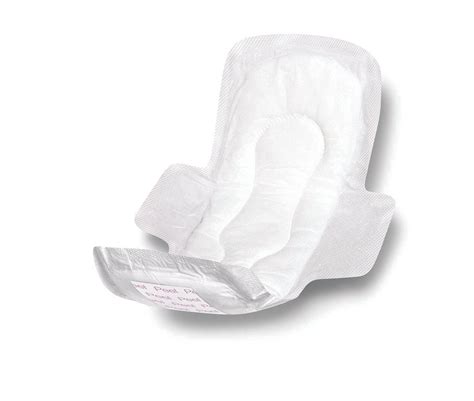 Medline Maxi Sanitary Pads With Adhesive Strip And Wings, 11 ...