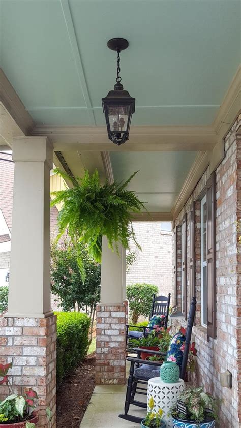 Haint Blue Porch Ceiling – Belle Antiquarian | Blue porch ceiling ...