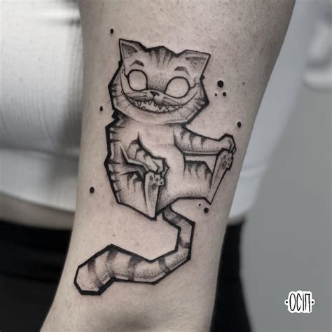 Tattoo of Cheshire Cat i did in my style couple of months ago! : r/TattooDesigns