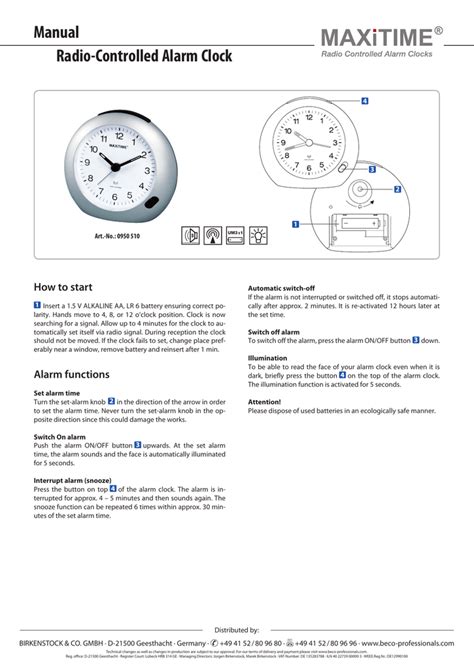 Bench radio alarm clock manual - pnaseal