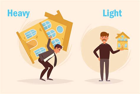 Heavy Light Opposite Stock Illustration - Download Image Now - iStock