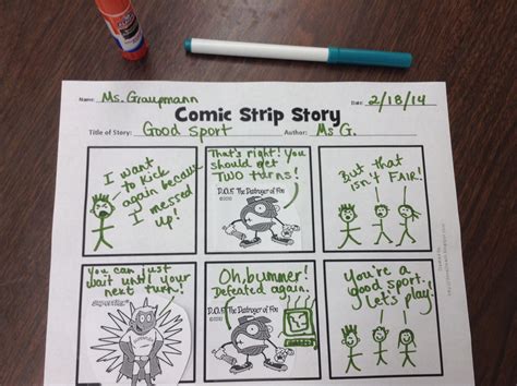 comic strips with strategies - the adventurous school counselor