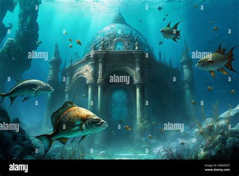 Underwater City Of Atlantis Fantasy