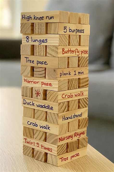 Family Game Night Ideas: Jenga with a Twist!