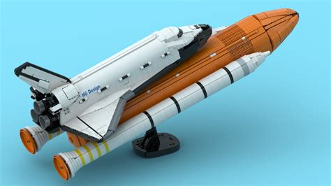 LEGO MOC Space Shuttle Discovery 10283 Upgrade Tank and Booster Scale 1 ...