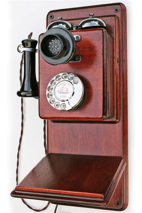 Genuine GPO 121L wooden wall telephone 1920s | GPO 121L original