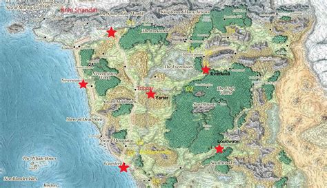 Dd Faerun Map - Maping Resources