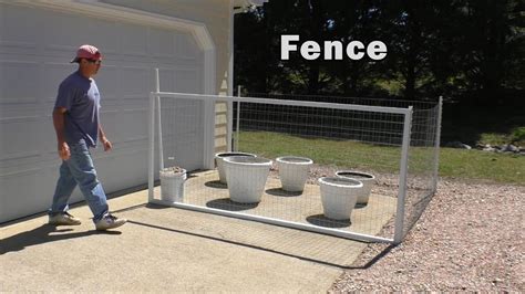 Garden FENCE Upgrade Install - YouTube