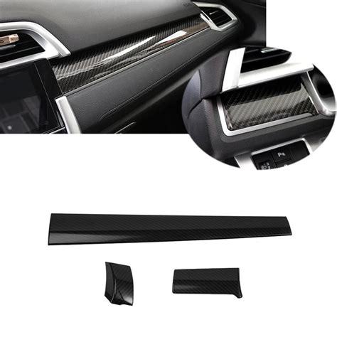 Aliexpress.com : Buy JEAZEA Car Interior Accessories 1 Set Carbon Fiber ...