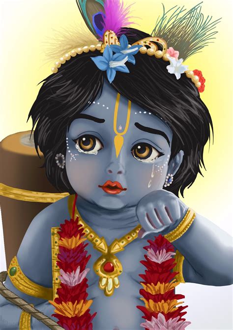 Cartoon Krishna Wallpapers - Wallpaper Cave