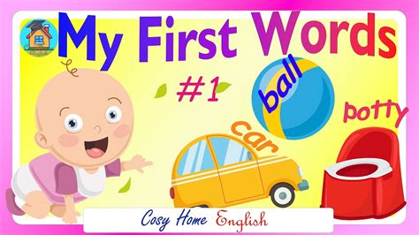 Baby's First Words #1 | English Vocabulary for Toddlers | Starting Speech activity - YouTube