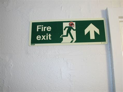 Fire Exit Sign | Daniel Milner | Flickr
