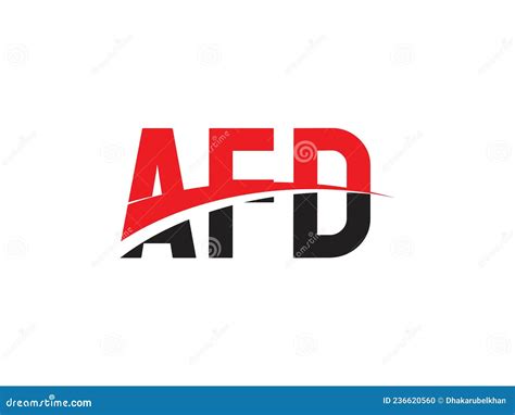 AFD Letter Initial Logo Design Vector Illustration Stock Vector ...