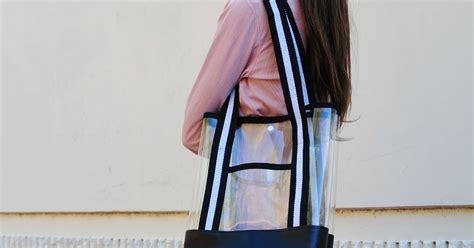 Trash To Couture: DIY Clear Vinyl Bag