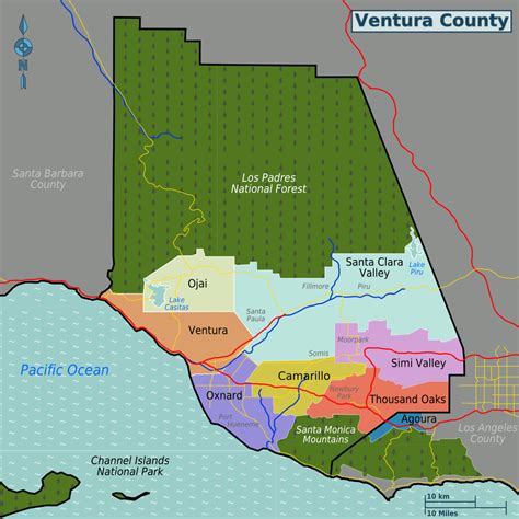 Ventura County – Travel guide at Wikivoyage