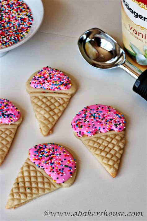 Ice Cream Cone Cookies | A Baker's House