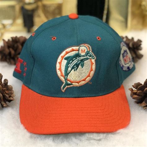 Miami Dolphins Hat 🏈 Vintage NFL Miami Dolphins... - Depop