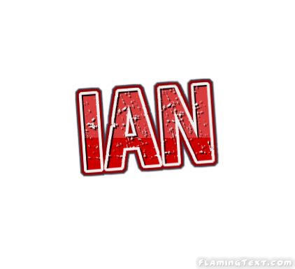 Ian Logo | Herramienta de diseño de nombres gratis de Flaming Text