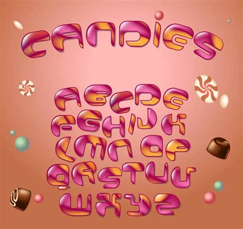 Set of cartoon colored letters for decoration of different names for games. books and web design ...