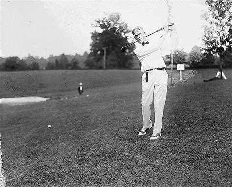 Bobby Jones Swinging A Club | GolfBlogger Golf Blog