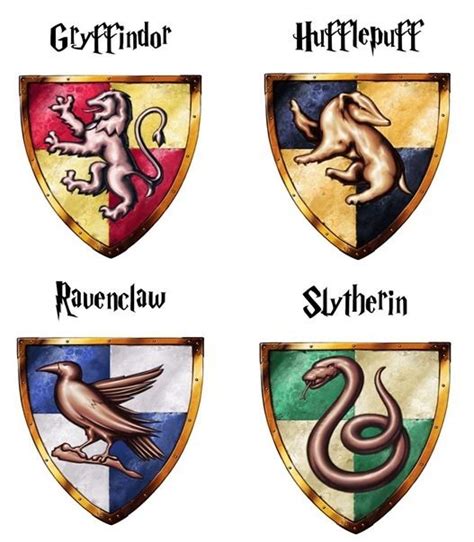 Harry Potter House Logos