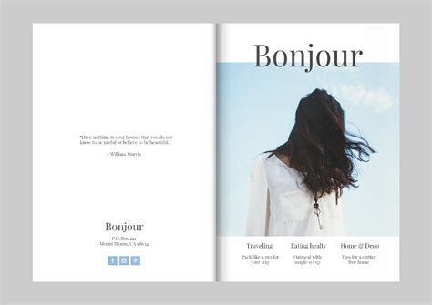 Design a magazine like Kinfolk – Free template edit online | Magazine ...