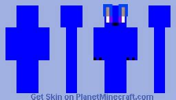 Blue Wolf Minecraft Skin