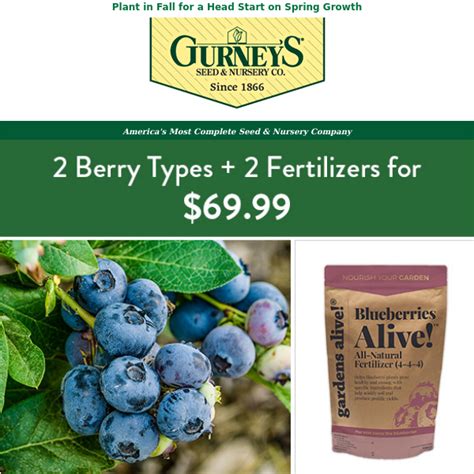 Save 29% on Gurney’s Berry Bundle - Gurney's