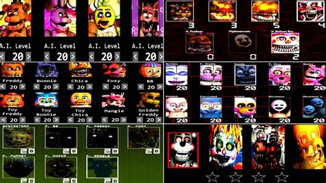 Five Nights at Freddy's 6 ALL CUSTOM NIGHT FNAF 5 4 3 2 1 *FNAF 2018* - YouTube