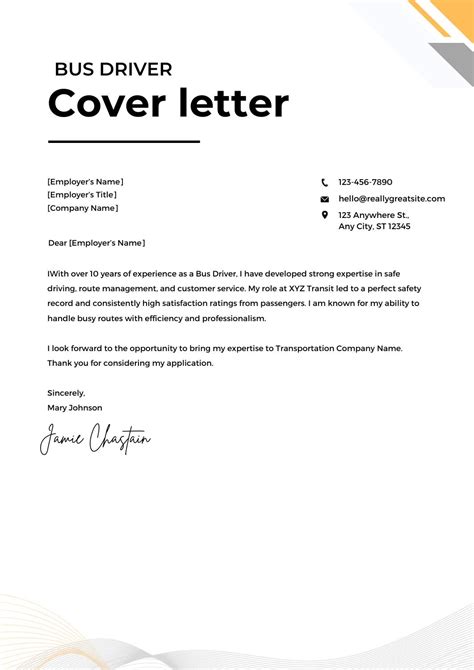 5+ Bus Driver Cover Letter Examples and Templates in 2024 - ResumeKraft