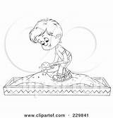 Sandpit Coloring Page Sketch sketch template
