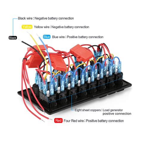 12V Switch Panel Wiring Diagram - Wiring Diagram