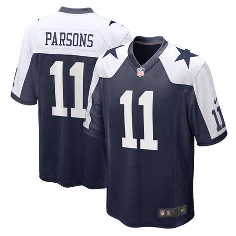 Men's Nike Micah Parsons Navy Dallas Cowboys Alternate Game Jersey