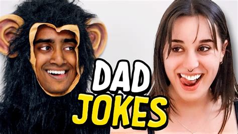 Dad Jokes | Don't laugh Challenge | Abby vs Akila | Raise Your Spirits - YouTube