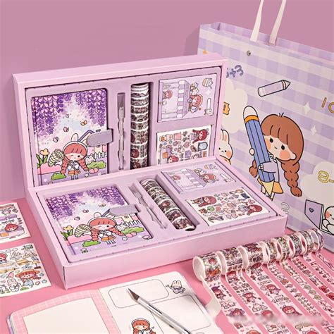 Kawaii Gift Box - Pink in 2024 | Kawaii gifts, Kawaii stationery, Cute ...