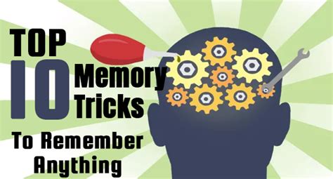 Top 10 Memory Tricks To Remember Anything - Remedies Lore