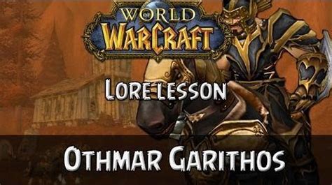 Othmar Garithos | WoWWiki | Fandom powered by Wikia