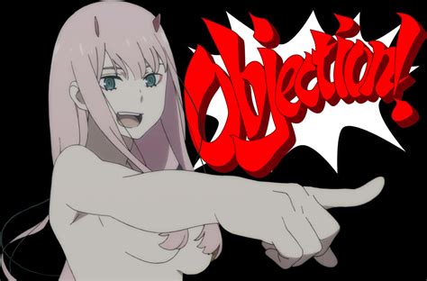 Download Zero Two Objection Meme | Wallpapers.com