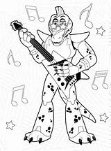Free Montgomery Gator FNAF Coloring Page  Printable sketch template