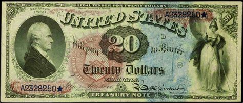 1869 Twenty Dollar Legal Tender Note “Rainbow Note”|World Banknotes & Coins Pictures | Old Money ...