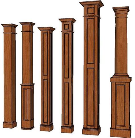 Square Columns | Interior Wood Columns | Decorative Columns | Columns interior, Interior columns ...