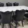 Arezzo Marble Dining Table With 8 Chairs | Marble King