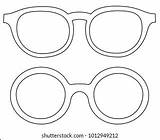 Glasses Coloring Pages sketch template