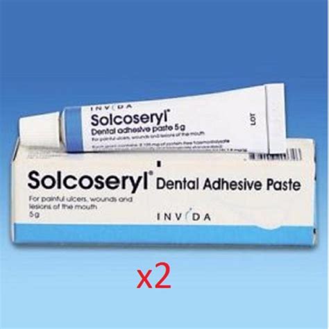 2 x Solcoseryl Dental Adhesive Paste 5g | Lazada