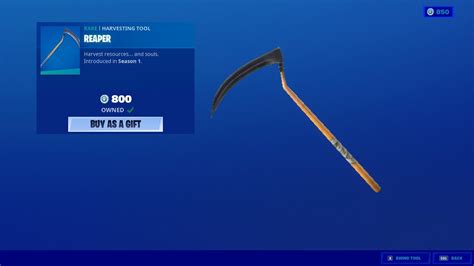 Will The Reaper Pickaxe Come Back To Fortnite 2020 - Fornite