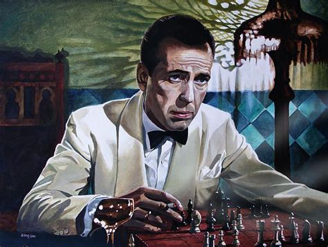 Bogart - Casablanca by Jo King | King painting, Casablanca, Bogart