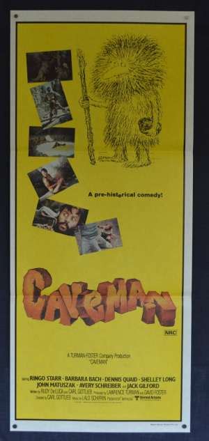 All About Movies - Caveman Movie Poster Original Daybill 1981 Ringo ...