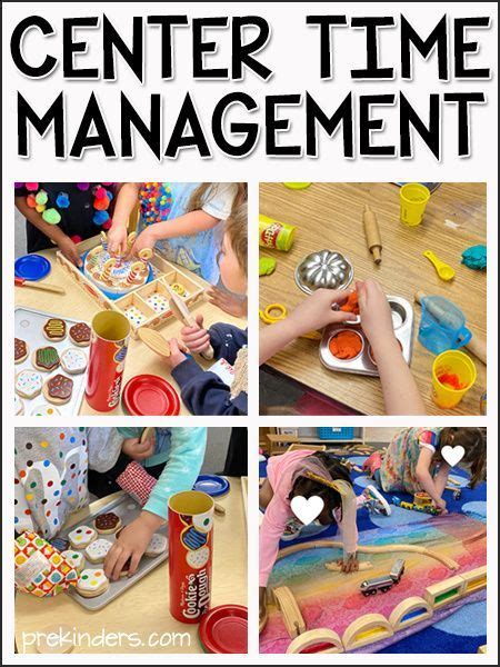 Center Time Management Ideas for Preschool Pre-K | Preschool classroom ...